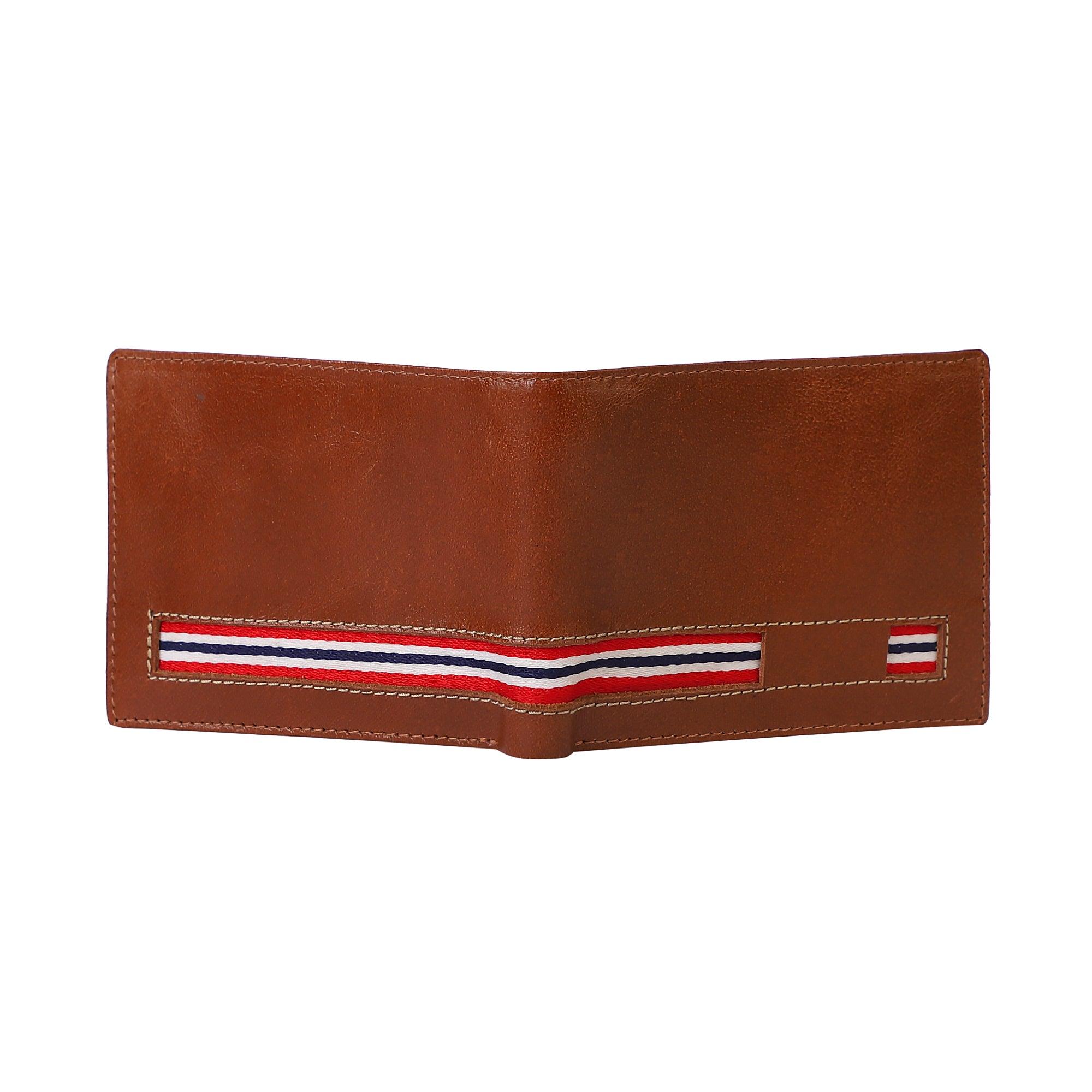 Evergreen Men Brown Rfid Wallet - Leather Shop Factory