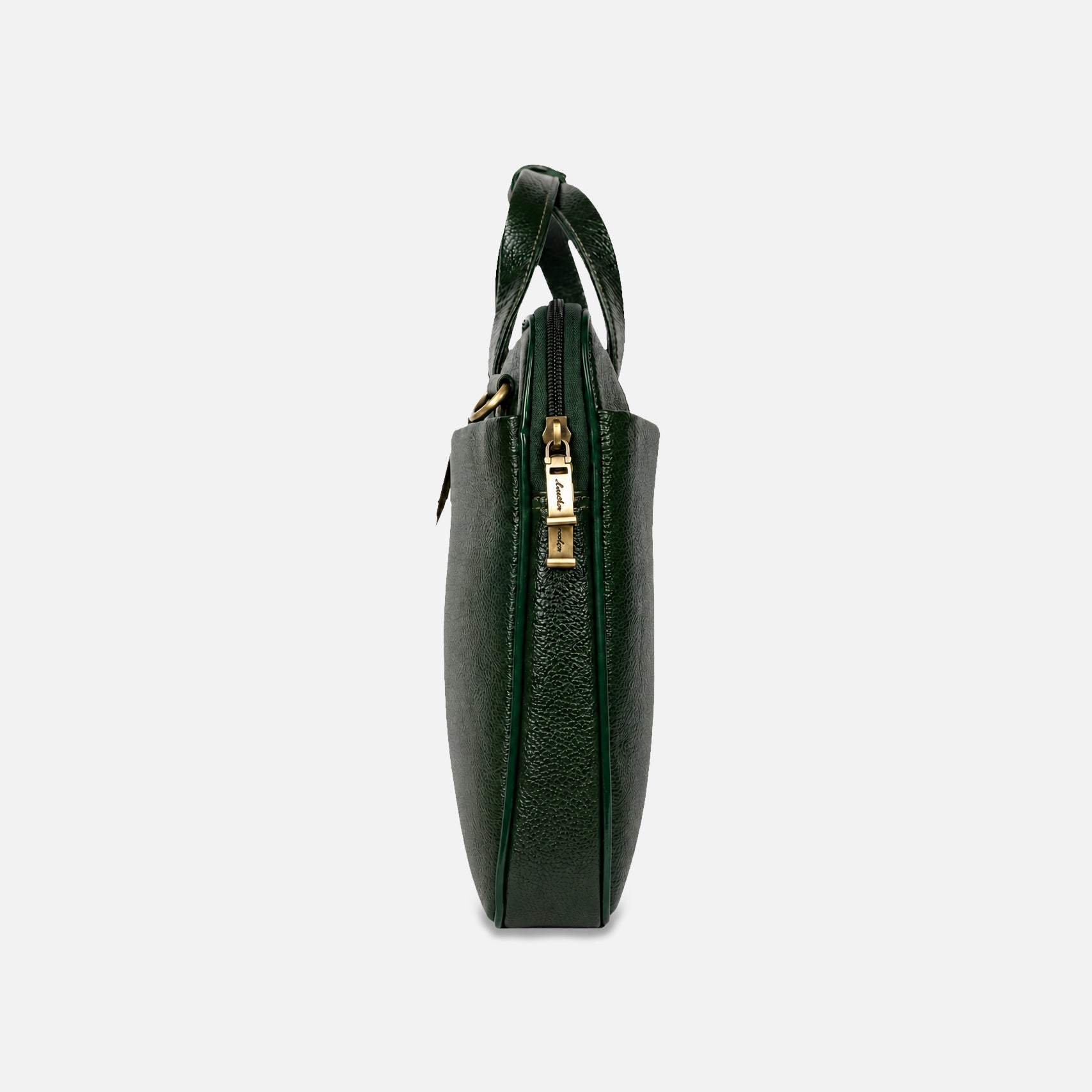 SIGNATURE LAPTOP BAG — GREEN