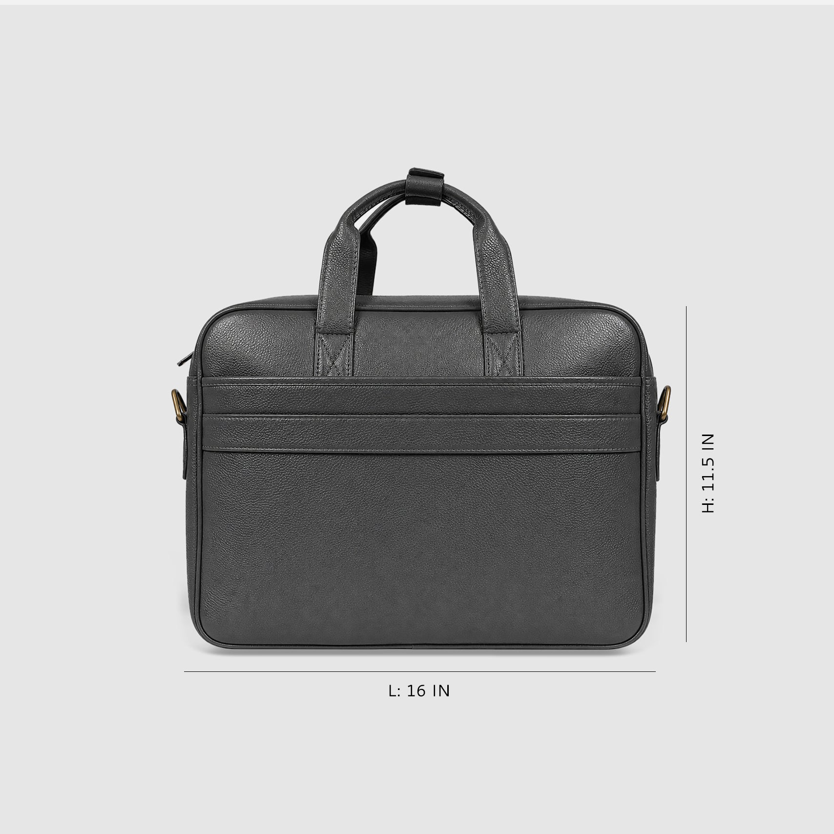 RECTOR LAPTOP BAG — GREY