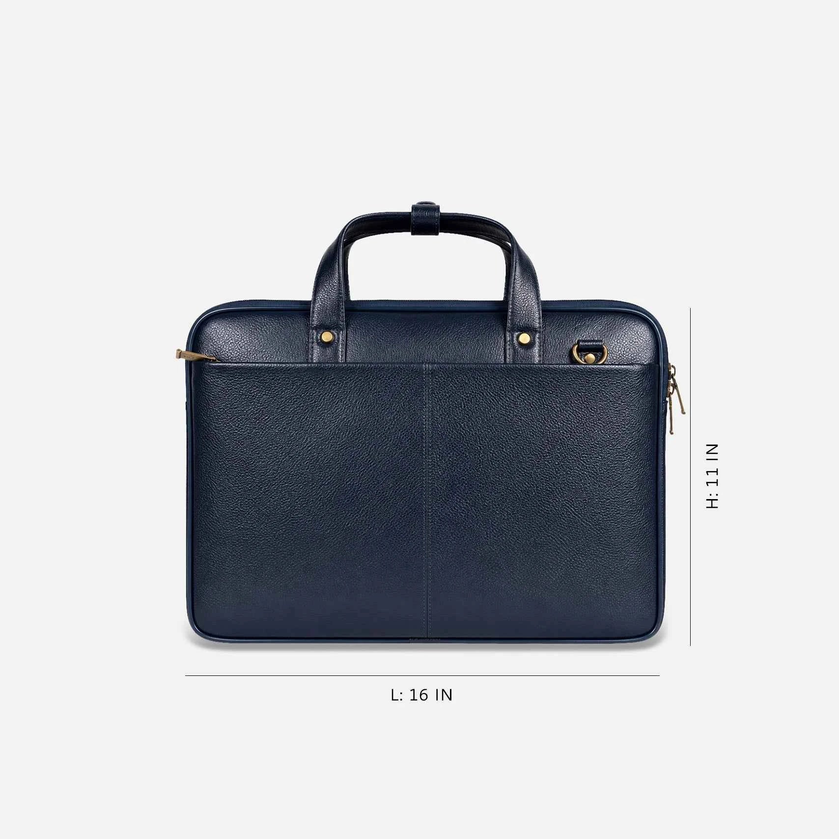 SIGNATURE LAPTOP BAG — NAVY