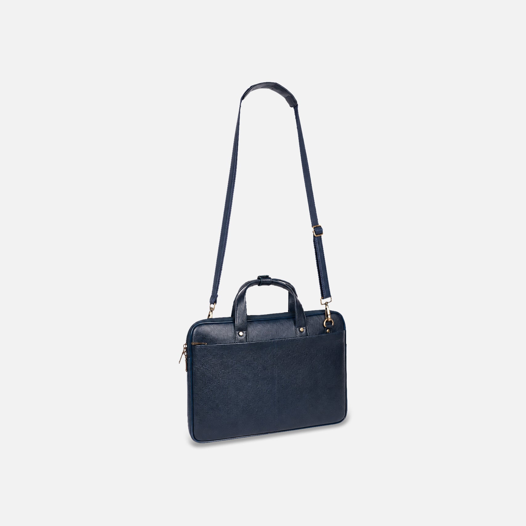 SIGNATURE LAPTOP BAG — NAVY