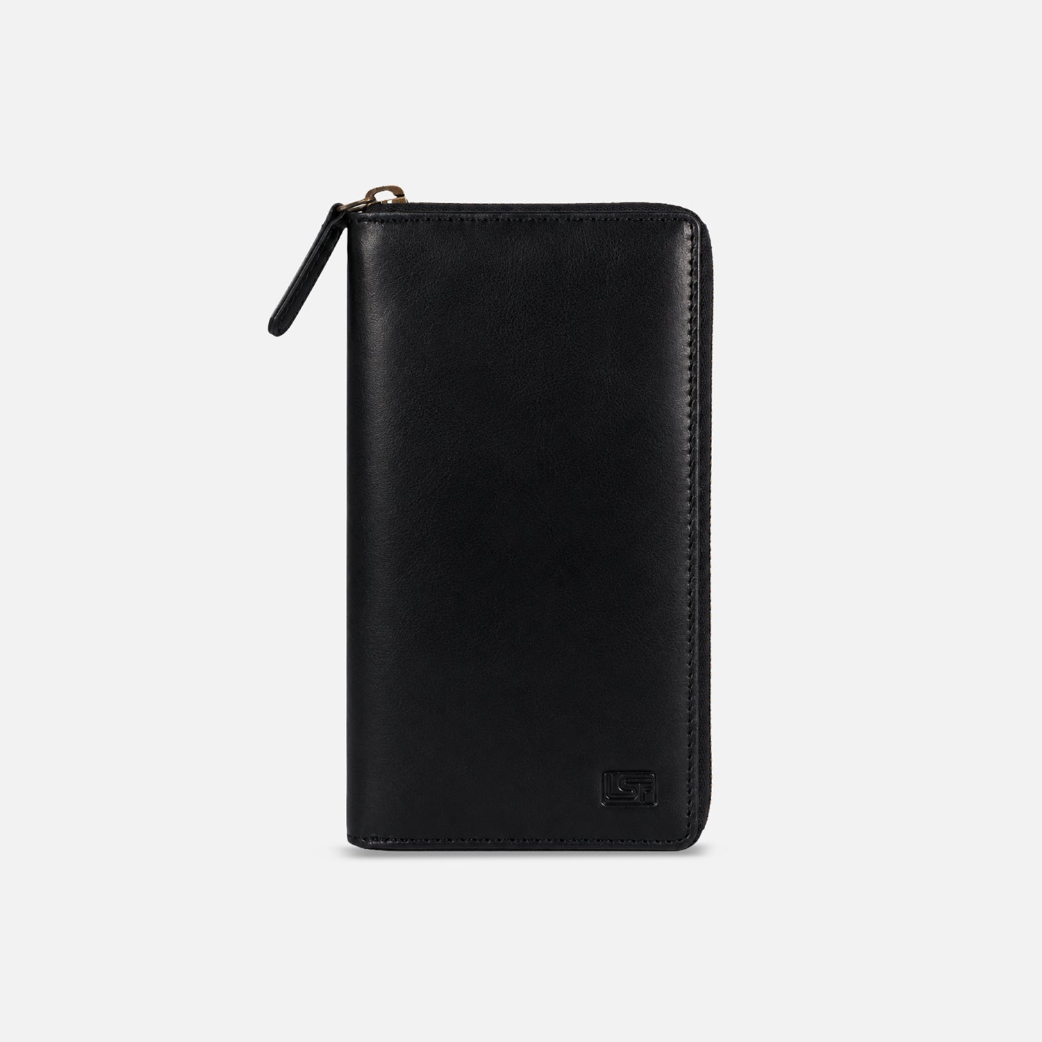 VALE CLUTCH — JET BLACK