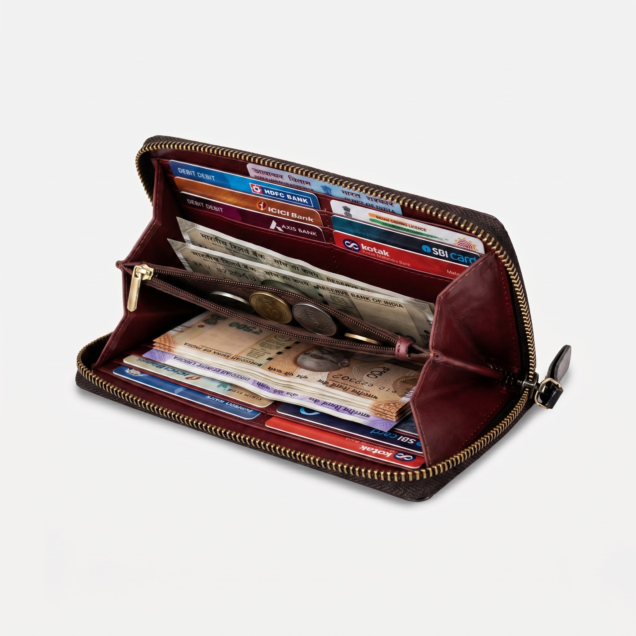 VALE CLUTCH — JET BLACK