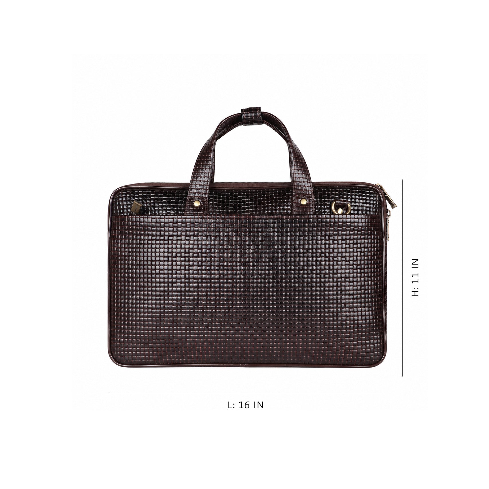 CORVUS LAPTOP BAG - Brown - Leather Shop Factory