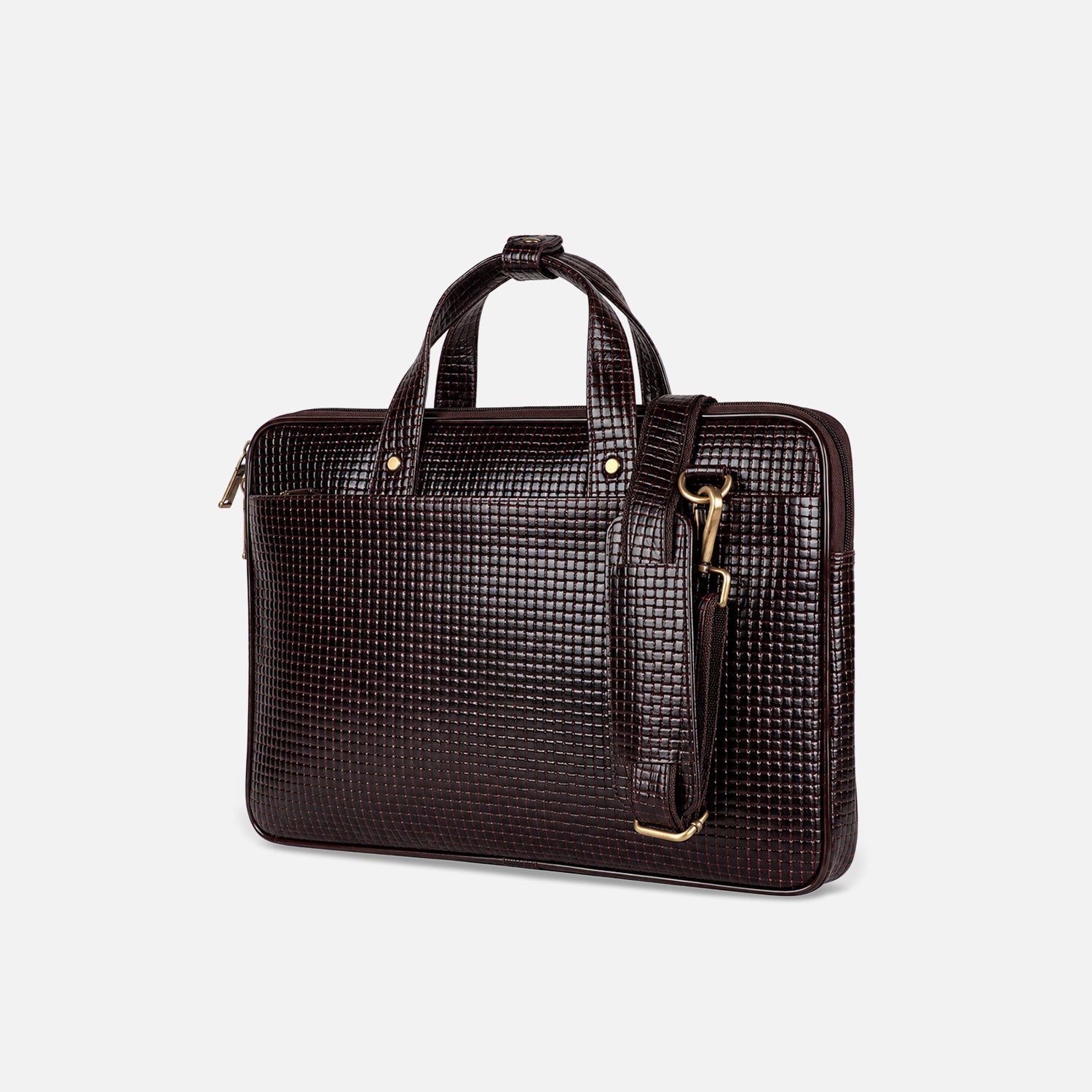 CORVUS LAPTOP BAG - Brown - Leather Shop Factory