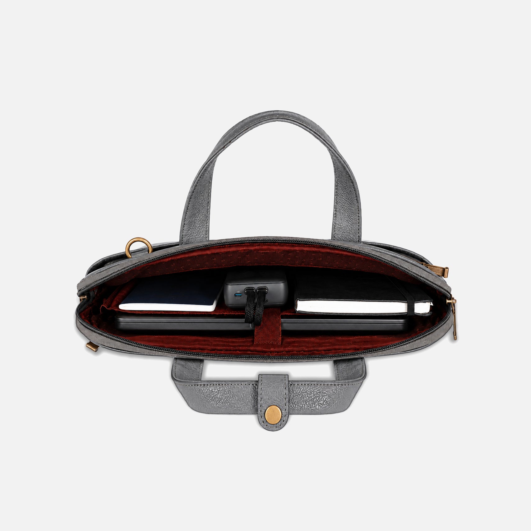 VARRO LAPTOP BAG — GREY