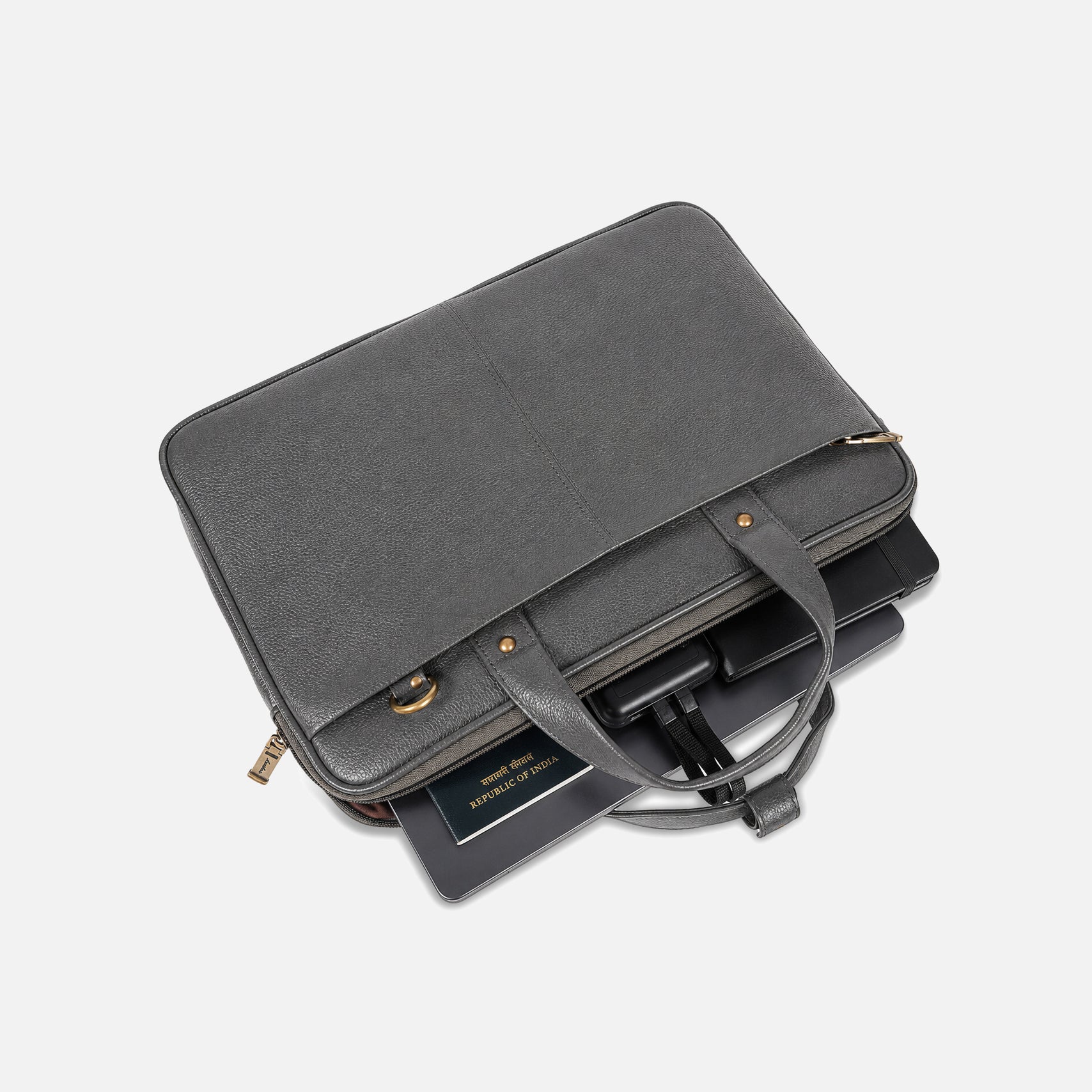 VARRO LAPTOP BAG — GREY