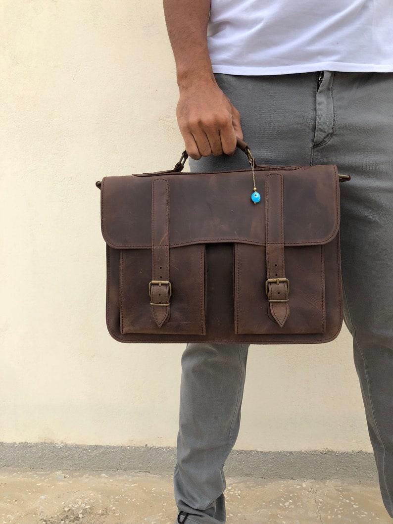 Indian Artisanal Keyring Briefcase - Leather Shop Factory