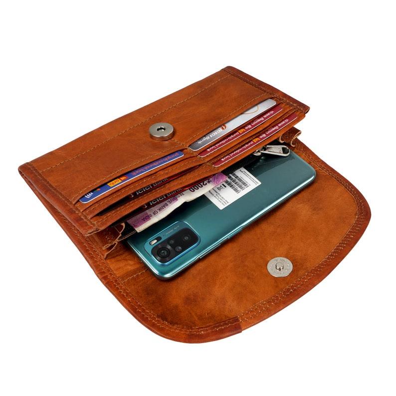 Leather purse for daily use Leather Ladies Wallet card - Leather Shop Factory