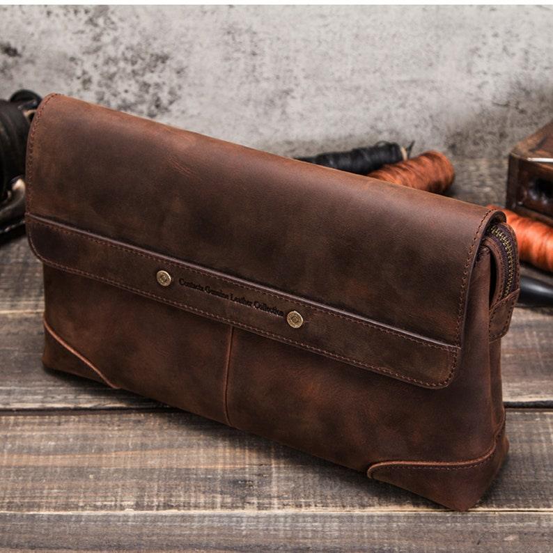 Men Clutch Bag - Leather Shop Factory