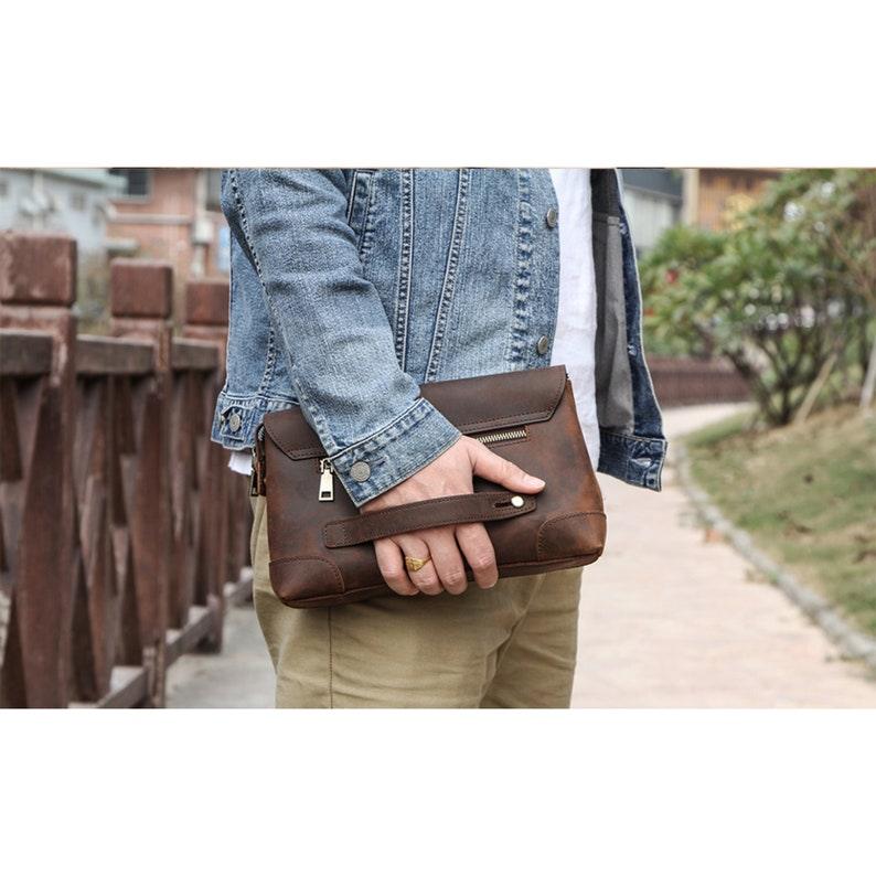 Men Clutch Bag - Leather Shop Factory