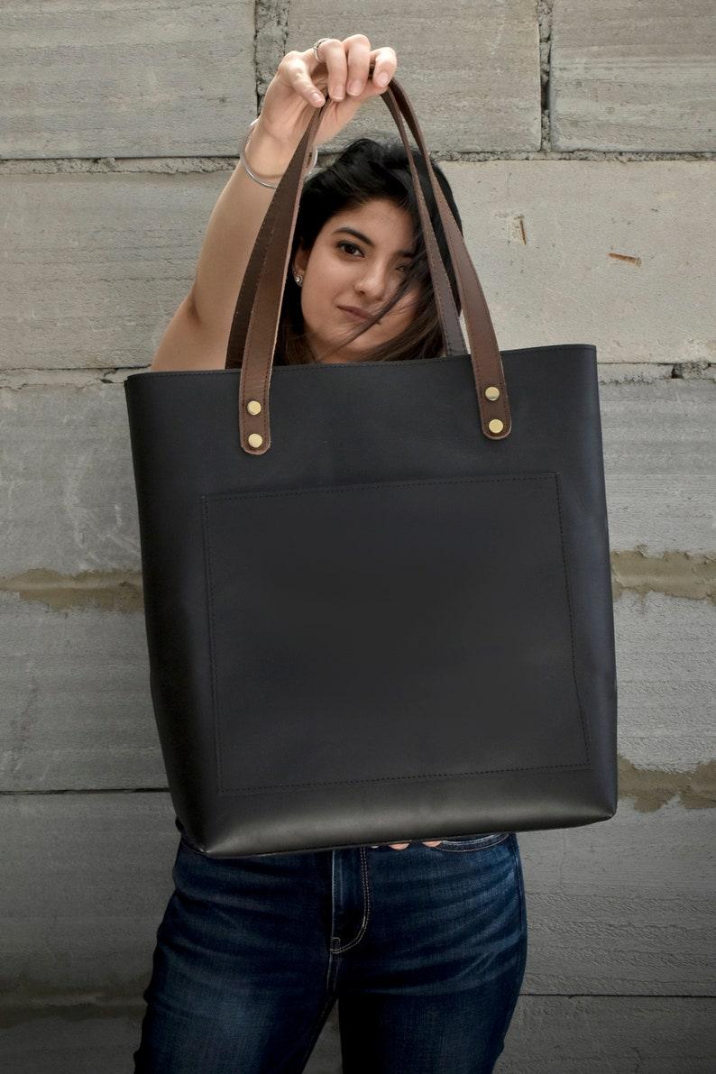 leather tote bag personalized gift for women personalized leather gift bags work bag large tote purses laptop bag purse birthday gifts wife - Leather Shop Factory